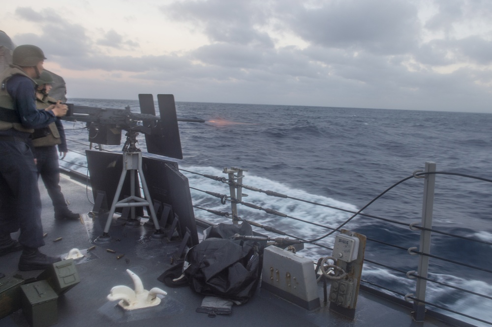 USS Laboon Small Caliber Action Team training exercise