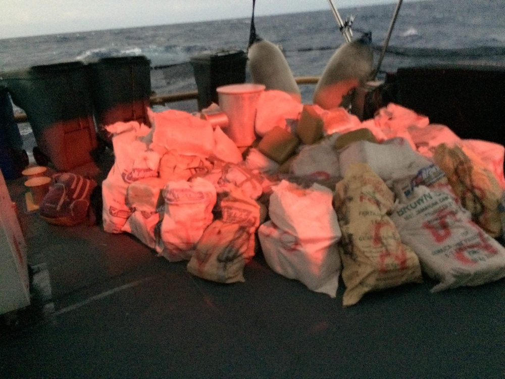 Coast Guard interdicts 1,729 pounds of marijuana, nabs Russian smuggler, seizes sailing vessel in Caribbean Sea