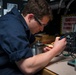USS Carl Vinson electronic repair shop operations