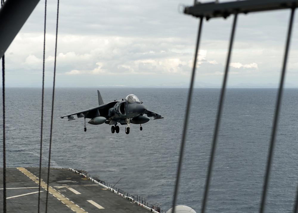 AV-8B Harrier aboard USS America