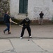 Crossage in the town of Chievres