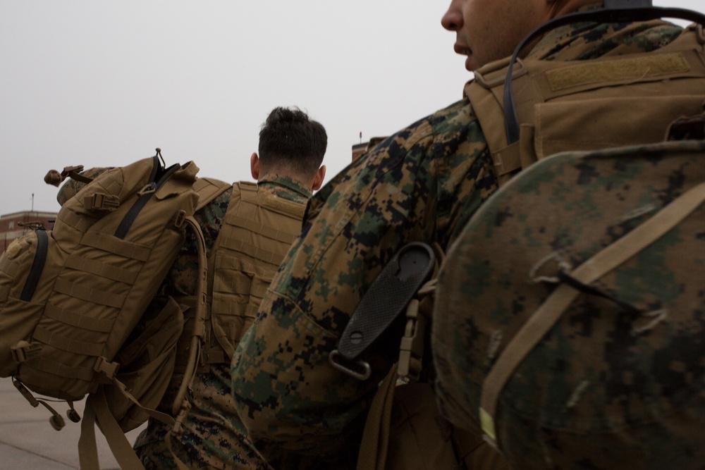 1/8 Marines Deployment for Training Exercise