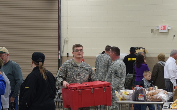 Tennessee National Guard Opens Sparta Armory As Winter Storm Shelter