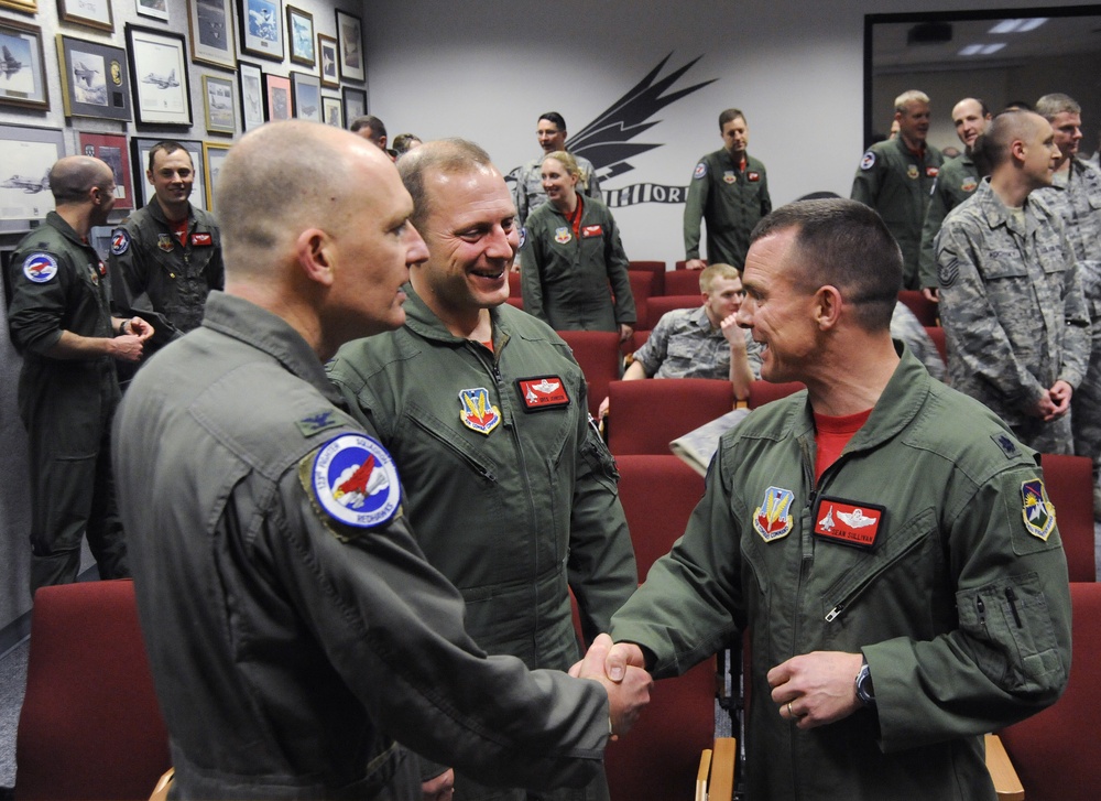 123rd Fighter Squardon change of command