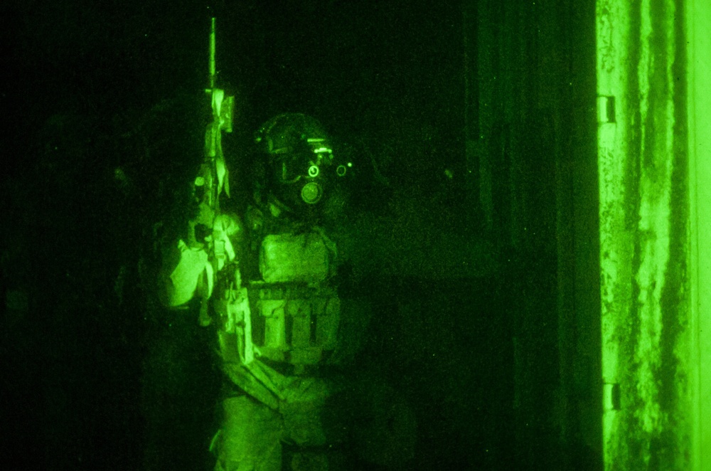 Special Forces Soldiers assault mock outpost, conduct Sensitive Site Exploitation