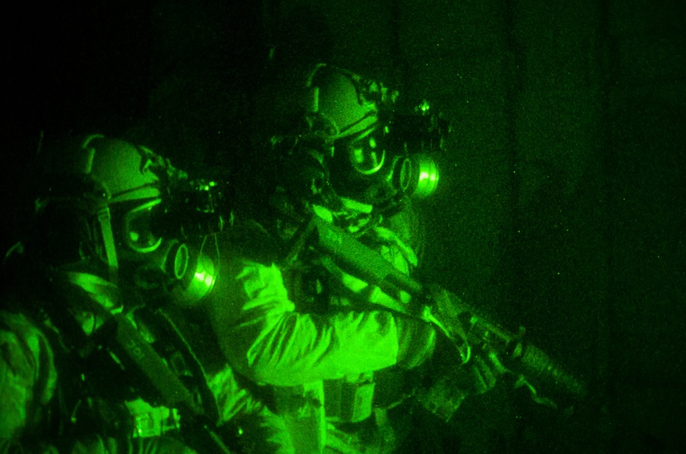 Special Forces Soldiers assault mock outpost, conduct Sensitive Site Exploitation