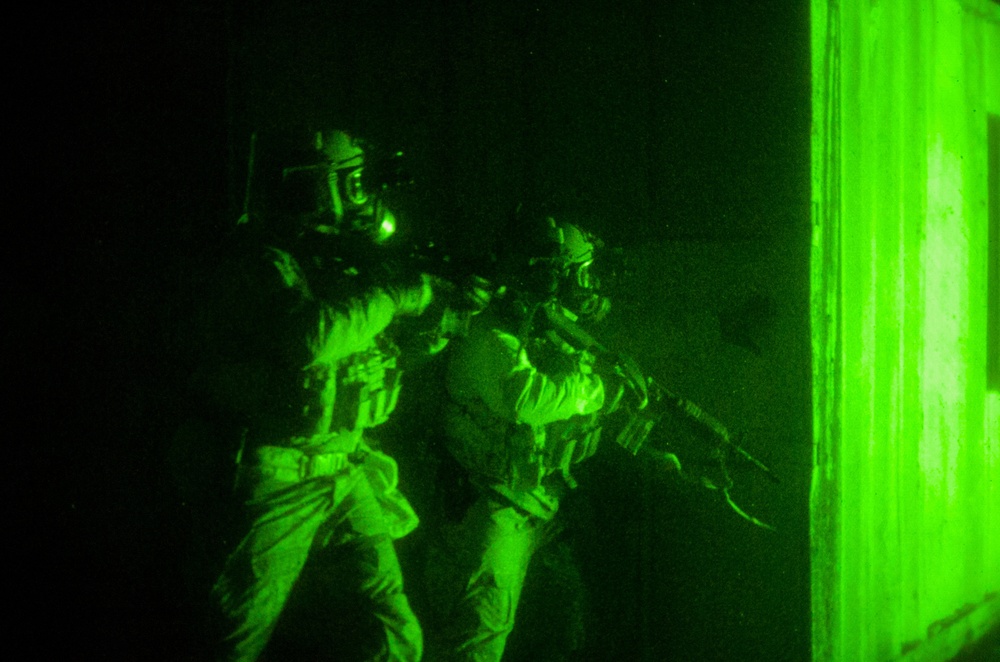 Special Forces Soldiers assault mock outpost, conduct Sensitive Site Exploitation