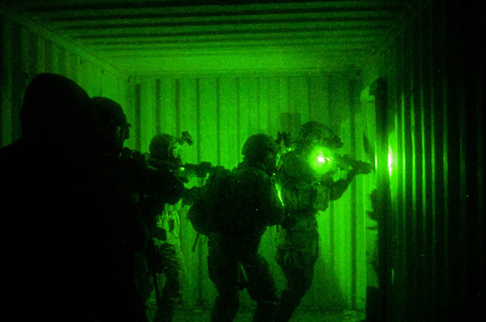 Special Forces Soldiers assault mock outpost, conduct Sensitive Site Exploitation