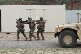 Marine quick reaction force combats enemy threats during MEFEX-15