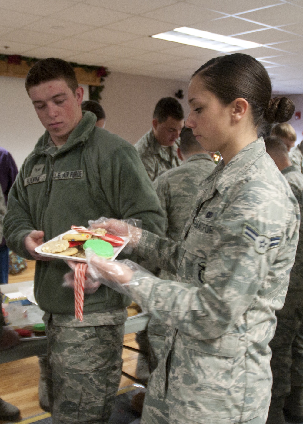 Annual cookie drive brings holiday cheer to Airmen