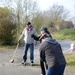 Crossage in the town of Chievres