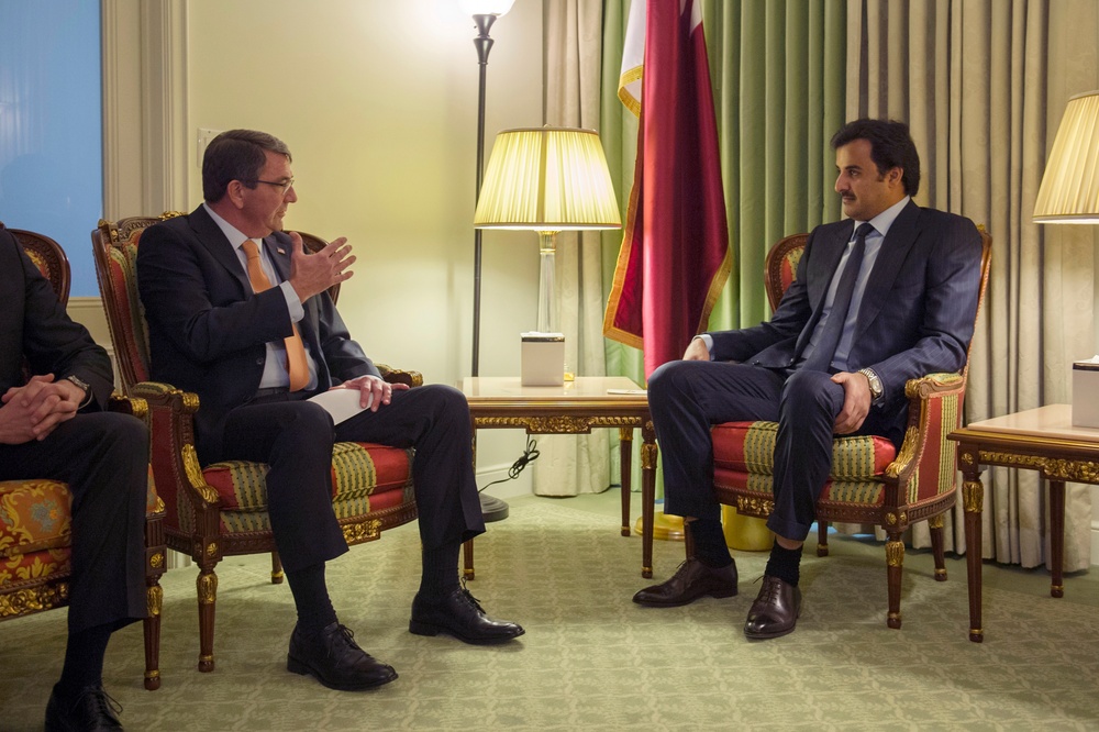 SD meets with Emir of Qatar