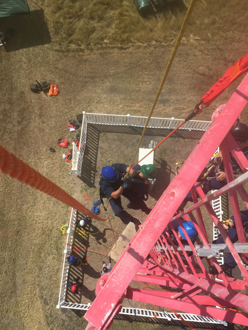 Coast Guard conducts tower training in Waianae