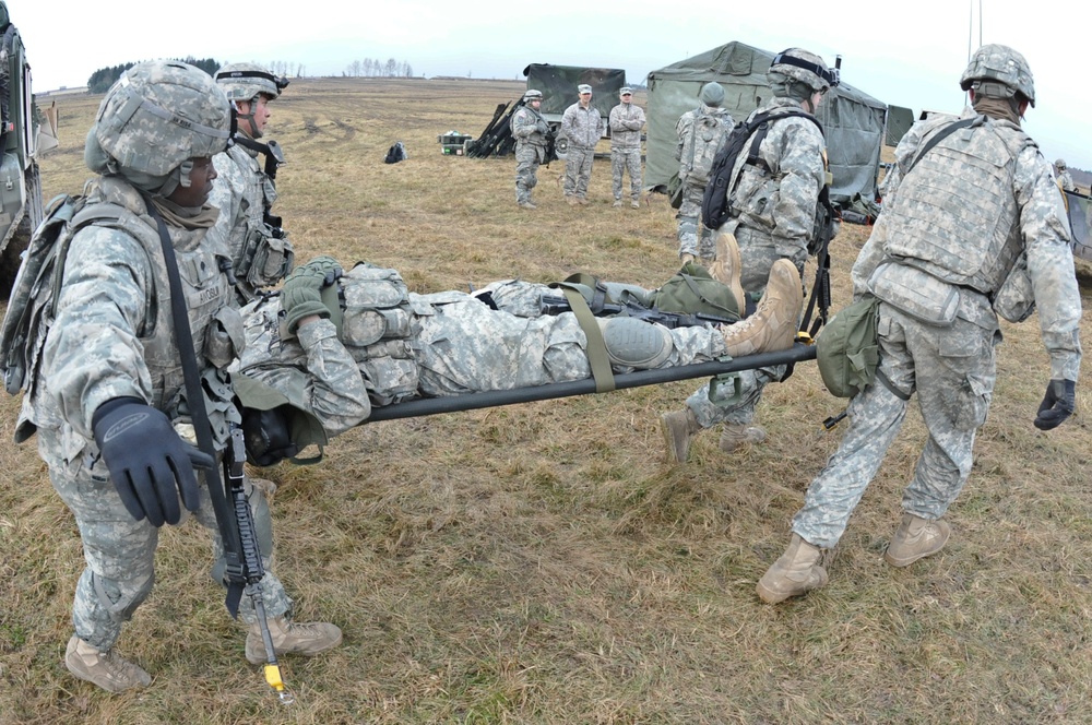 Scalpel medics casualty evacuation training