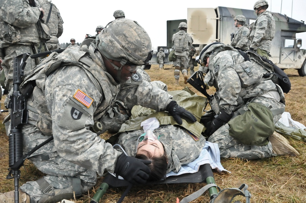 Scalpel medics casualty evacuation training