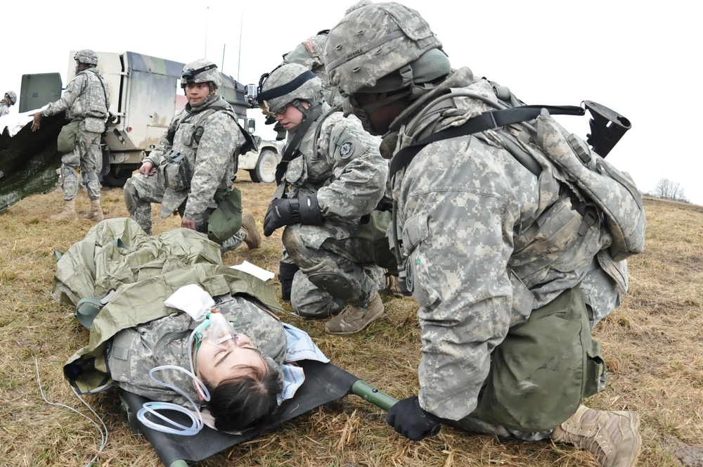 Scalpel medics casualty evacuation training