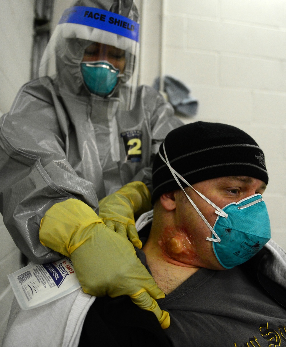 Exercise brings plague on two bases