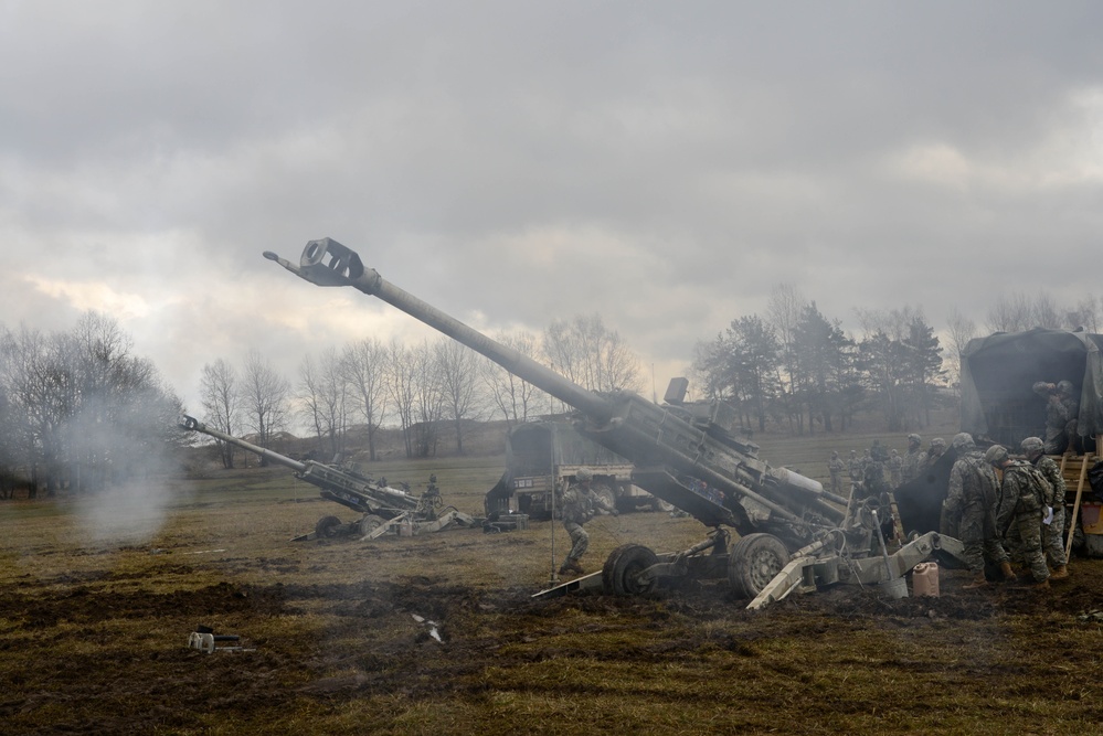Archer Battery, 2nd Cavalry Regiment live-fire