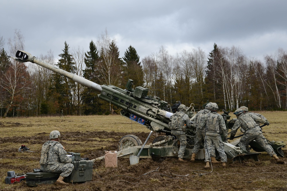 Archer Battery, 2nd Cavalry Regiment live-fire
