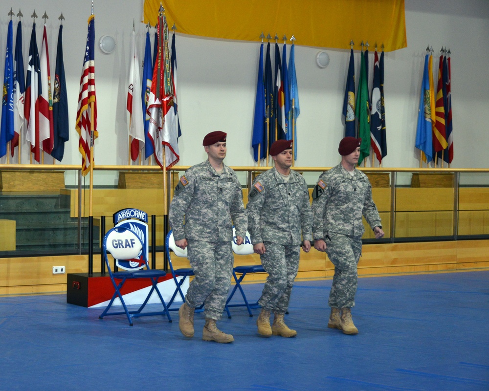 H Troop,1-91 Cavalry change of command ceremony