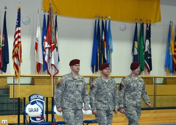 H Troop,1-91 Cavalry change of command ceremony