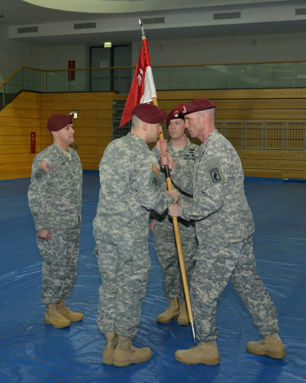 H Troop,1-91 Cavalry change of command ceremony