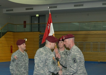 H Troop,1-91 Cavalry change of command ceremony
