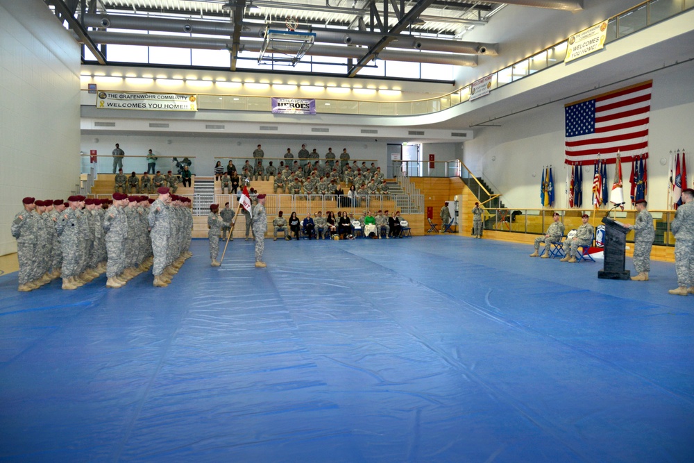 H Troop,1-91 CAV change of command ceremony