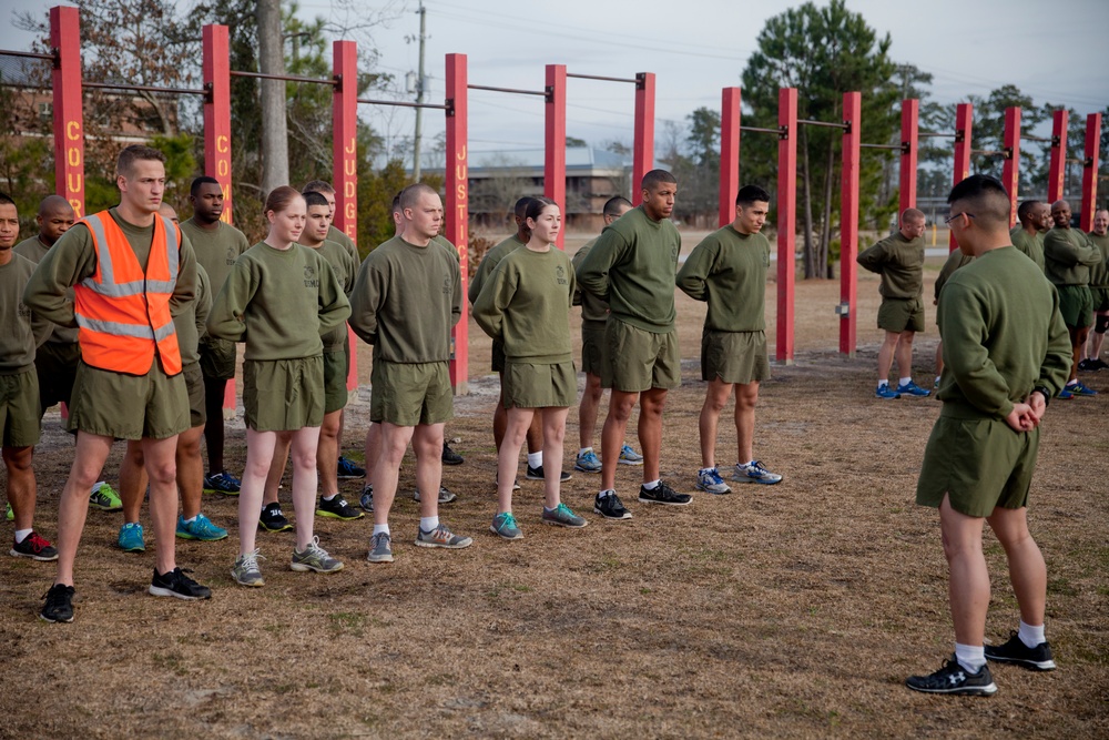 First Sergeant Trower's Last PT Session with PAS