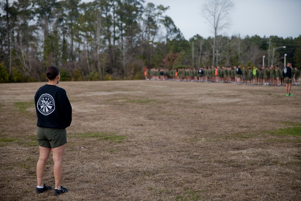 First Sergeant Trower's Last PT Session with PAS