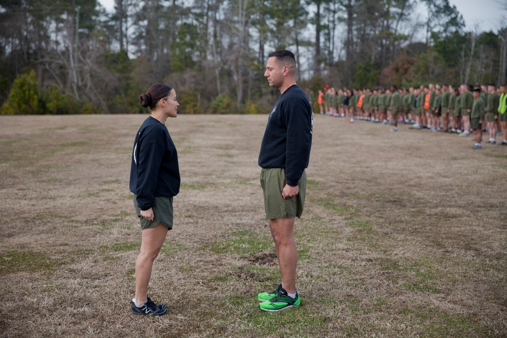 First Sergeant Trower's Last PT Session with PAS