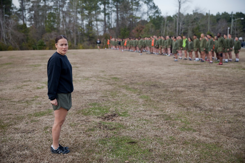 First Sergeant Trower's Last PT Session with PAS