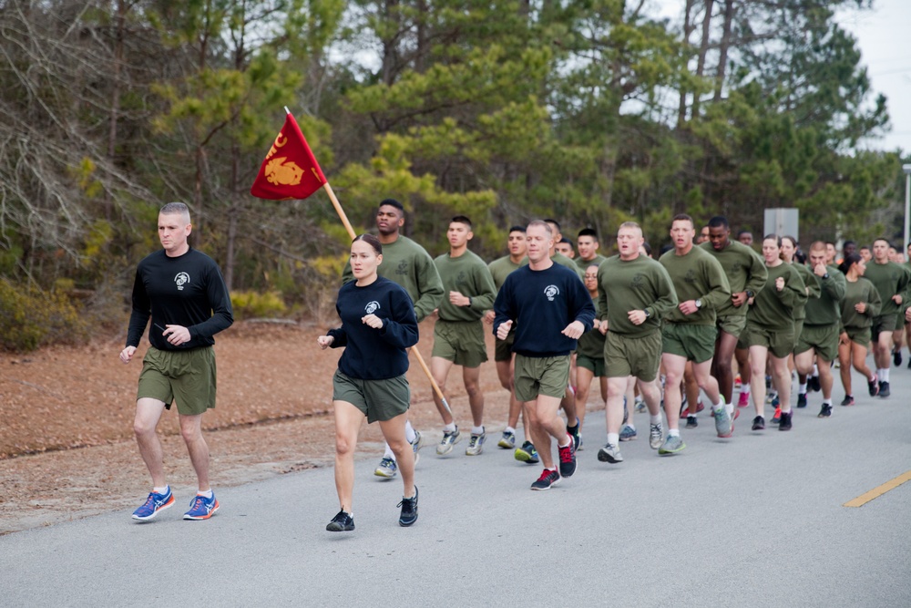 First Sergeant Trower's Last PT Session with PAS