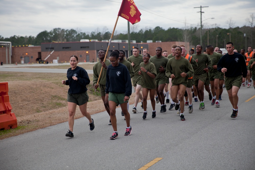 First Sergeant Trower's Last PT Session with PAS