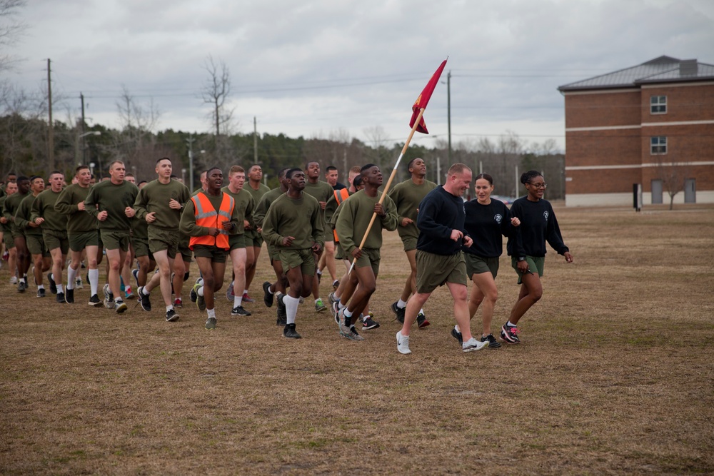 First Sergeant Trower's Last PT Session with PAS