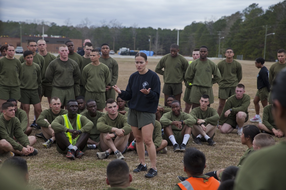 First Sergeant Trower's Last PT Session with PAS