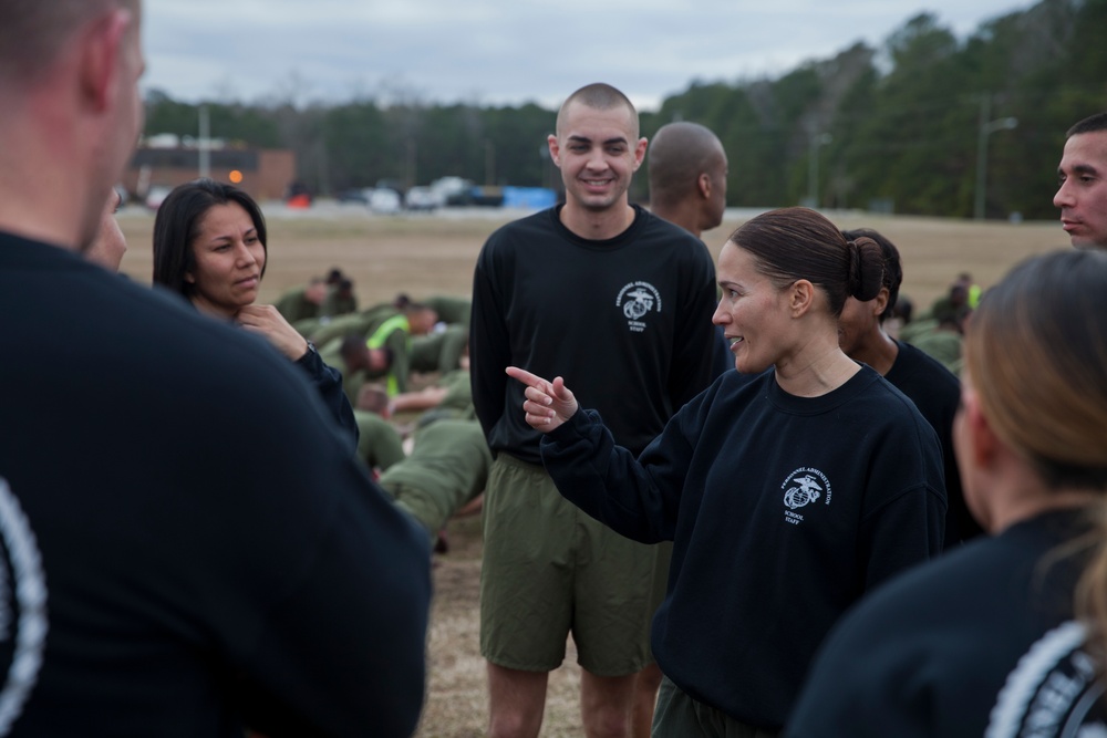 First Sergeant Trower's Last PT Session with PAS