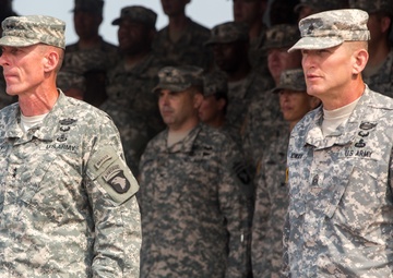 101st Airborne Division cases colors, heads home after successful mission in Liberia