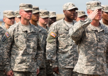 101st Airborne Division cases colors, heads home after successful mission in Liberia