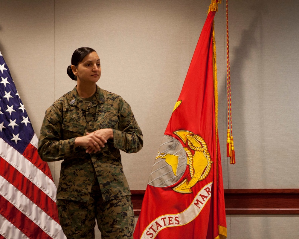 H&amp;S Co. post and relief ceremony