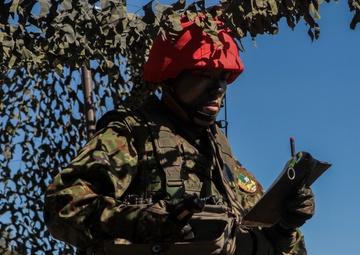 Japanese soldiers participate in combat training as part of Iron Fist 2015