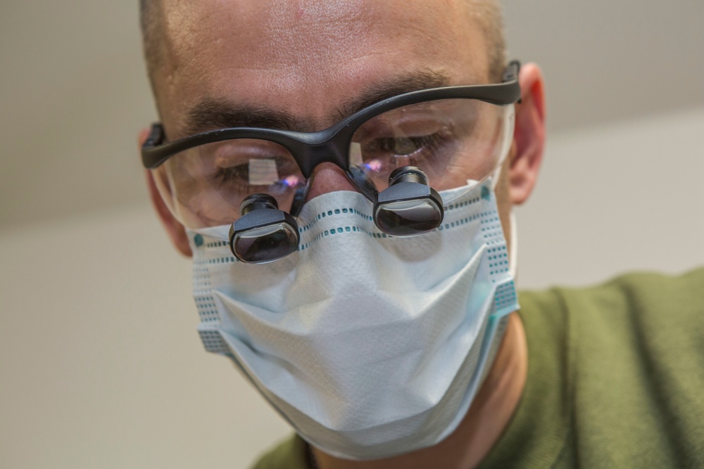 US Marines receive dental treatment during Deployment For Training exercise