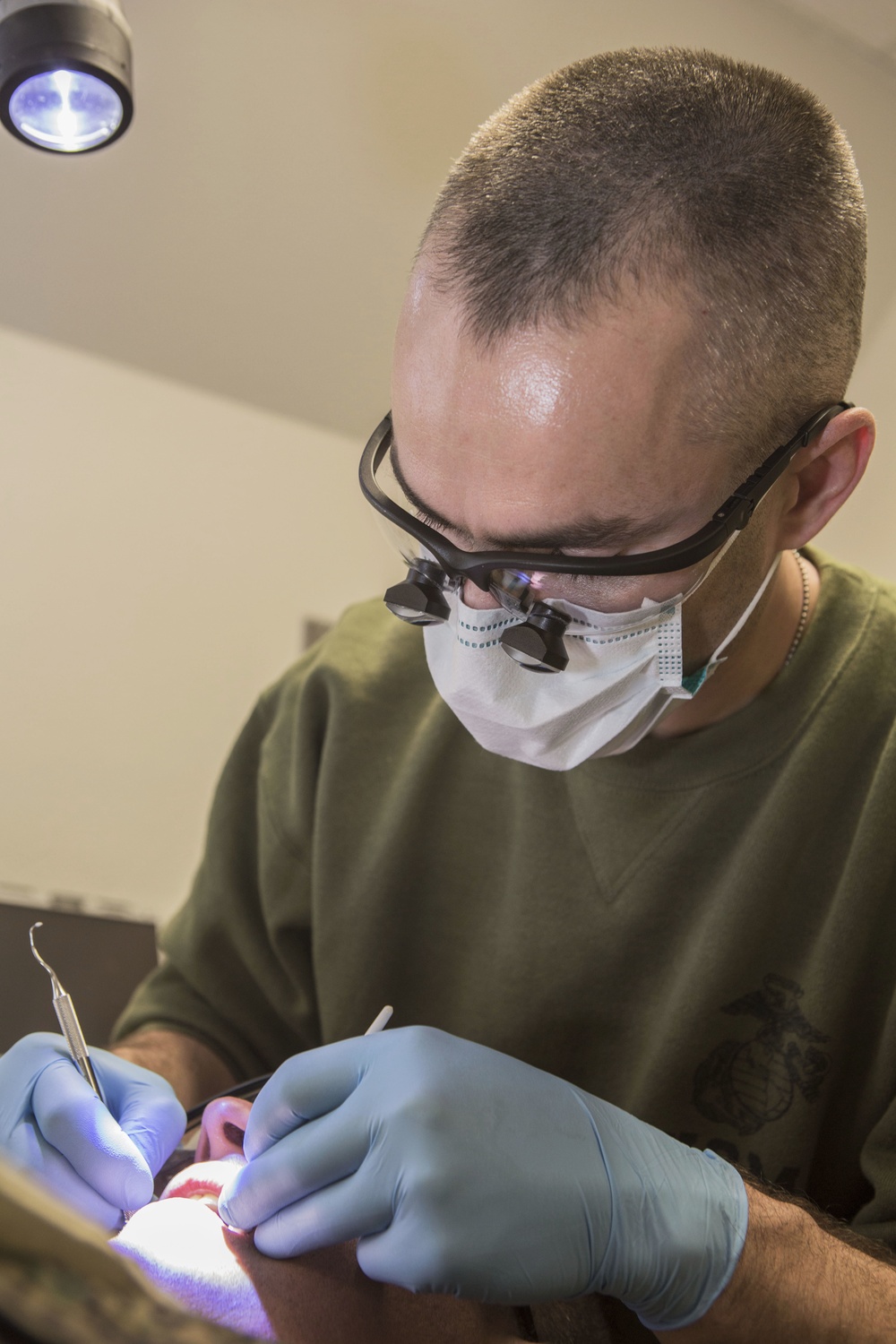 US Marines receive dental treatment during Deployment For Training exercise