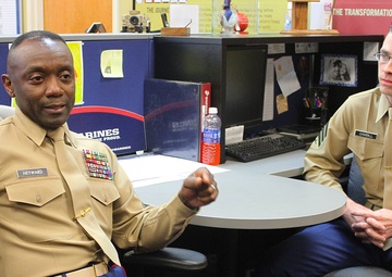 Marine Corps Recruiting Commanding General visits Alamo City, San Antonio Marines