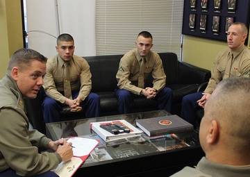 Marine Corps Recruiting Commanding General visits Alamo City, San Antonio Marines