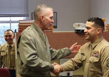 Marine Corps Recruiting Commanding General visits Alamo City, San Antonio Marines