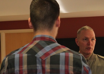 Marine Corps Recruiting Commanding General visits Alamo City, San Antonio Marines