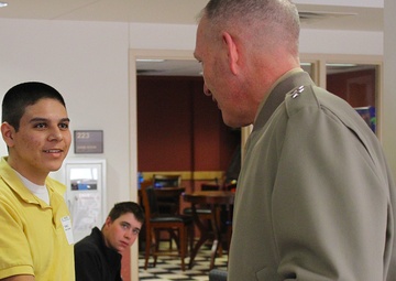 Marine Corps Recruiting Commanding General visits Alamo City, San Antonio Marines