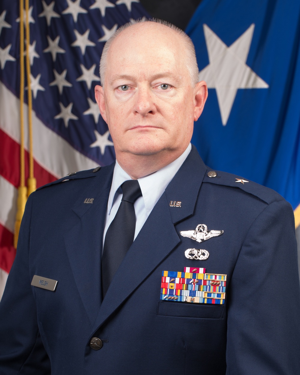 Official portrait, US Air Force Brig. Gen. William L. Welsh, of US Strategic Command