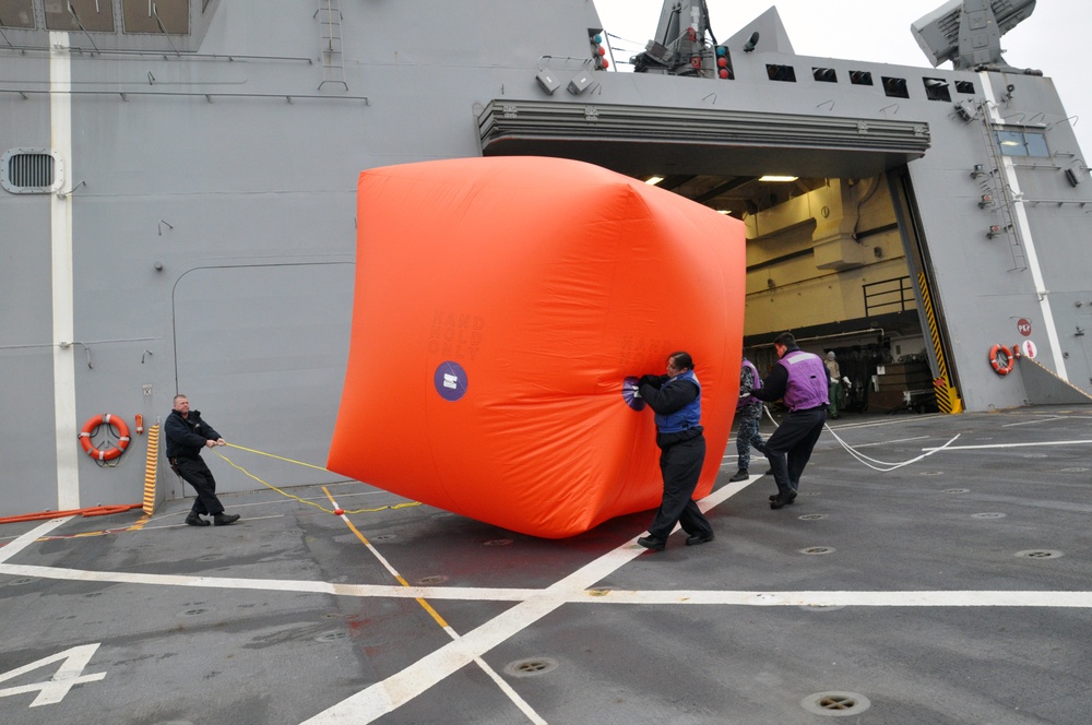 USS Arlington live-fire exercise